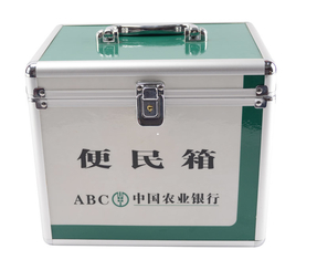 Groen acryl het dragen geval voor de opslagdoos van het toebehorenaluminium om hulpmiddelen te organiseren