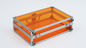 Acryl Klein Aluminium Hard Geval met Lege Binnen Oranje 260 * 170 * 150mm