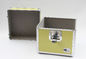 L.P. 12“ van de de Opslagdoos van Aluminiumcarry case yellow DVD het Aluminiumabs Diamond Portable Tool Case