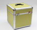L.P. 12“ van de de Opslagdoos van Aluminiumcarry case yellow DVD het Aluminiumabs Diamond Portable Tool Case