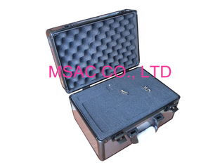 Gray Travel Aluminum Carrying Case 3mm MDF en 1mm Comité Één van PC Slot voor Veiligheid
