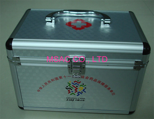 Gemakkelijke Carry Aluminium First Aid Box/Aluminium Arts Cases Size L240 X W135 X H150mm