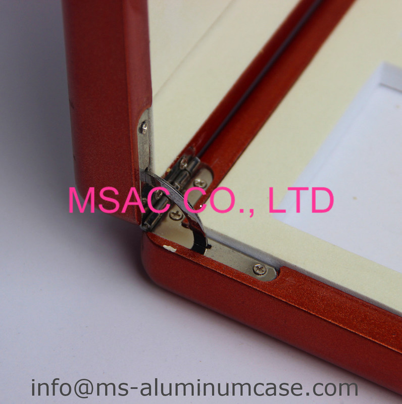Lege Vitrine 389 X 200 X 69mm van Chip Case Custom Poker Chip van de Aluminiumpook