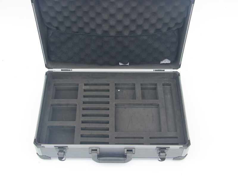 2,2 kg het Comité en de Matrijzenlay-out van het Besnoeiingsschuim van Gray Aluminum Hard Case With de Gestreepte binnen