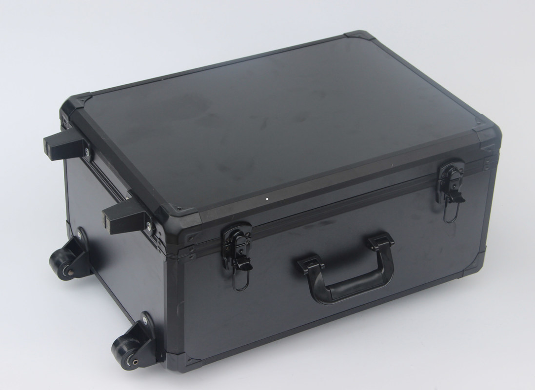 Van het Aluminium Harde Geval van DJI het Spook 3 Zwarte Karretje met Vuurvaste Wielen 5,5 Kg