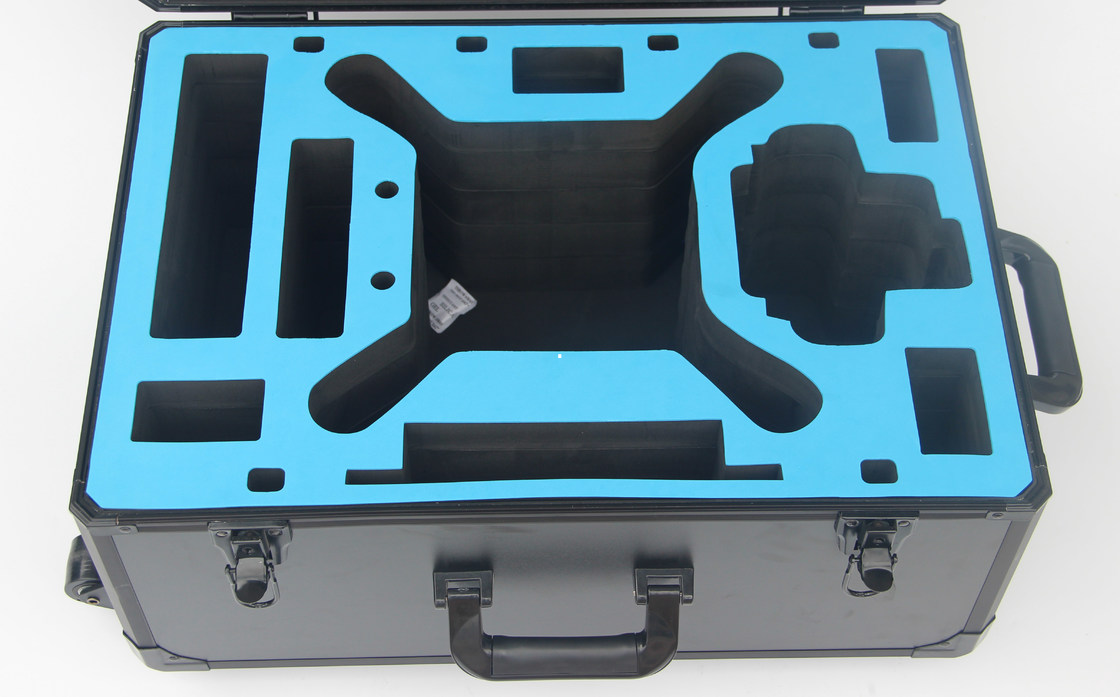 Van het Aluminium Harde Geval van DJI het Spook 3 Zwarte Karretje met Vuurvaste Wielen 5,5 Kg