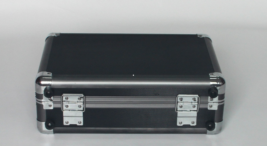 Het draagbare Geval van het Aluminiumhulpmiddel om Hoekontwerp anodiseert Grey Easy Cleaning