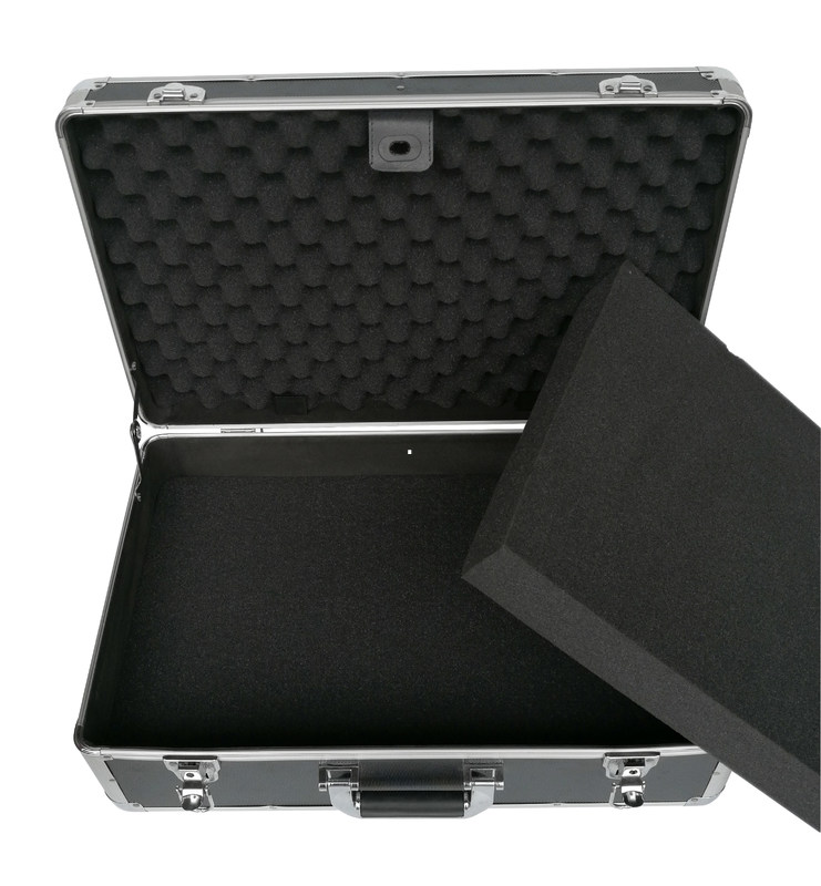 Groot het Aluminiumgeval van de Hulpmiddelwinkel, Zwart Aluminium Carry Case With Foam Insert