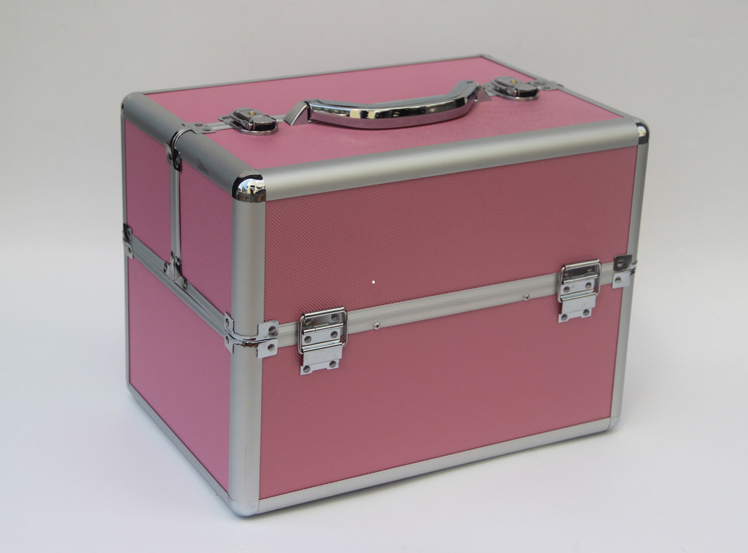 ABS van het de Doosfluweel van het Aluminium Kosmetische Geval de Voeringsgrootte L 260 X W 220 X H 240mm