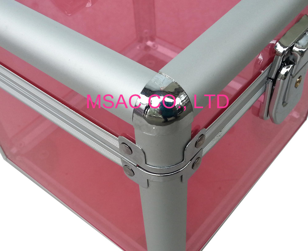 Acryl Transparante Kosmetische Gevallen Acryl Kosmetische Gevallen met Kleine Grootte 180*170*160mm