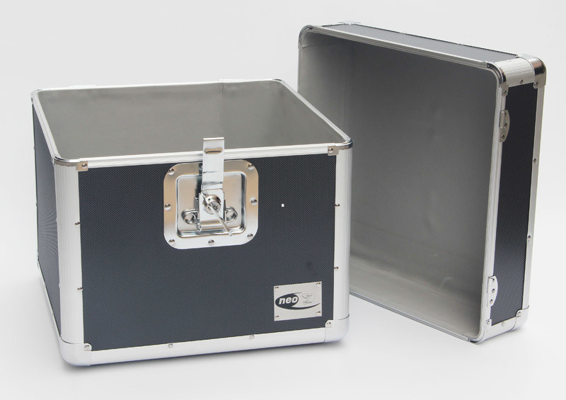 Douanel. p. 100 12“ van het het Gevalaluminium van de Aluminiumdvd/cd Opslag Media Vinylopslaggeval
