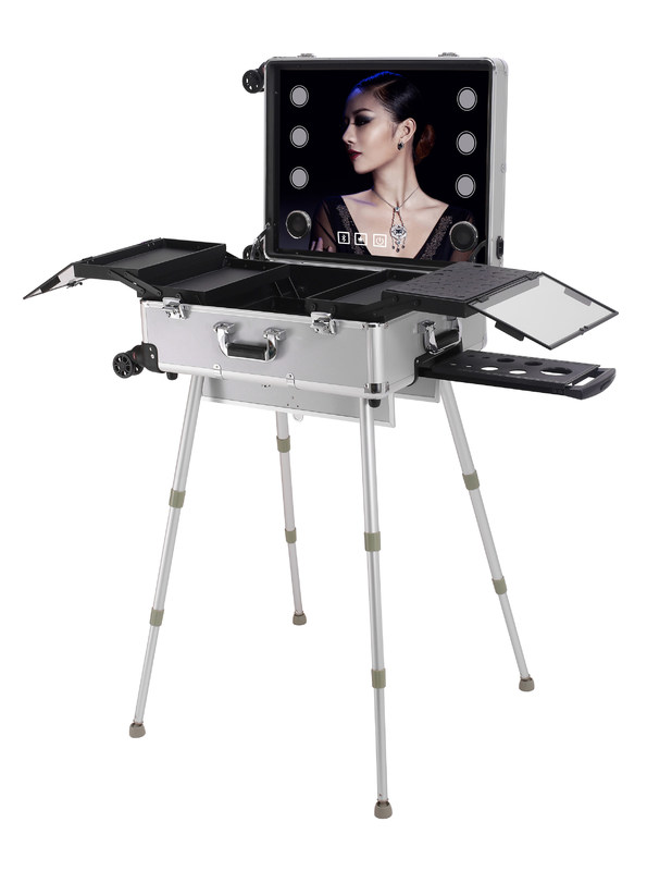 Het professionele Bluetooth-Geval van de Aluminiummake-up met Lichte Grootte 580 * 450 * 220mm Multikleur