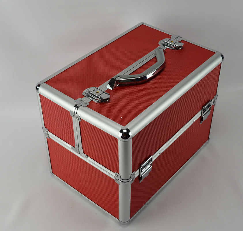 Multiabs van de Kleurendiamant de Treindoos van de Aluminiummake-up, het Kosmetische Beautycase van Protable