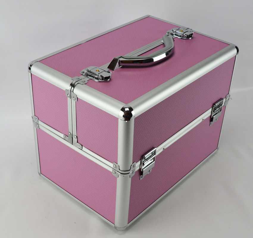 Multiabs van de Kleurendiamant de Treindoos van de Aluminiummake-up, het Kosmetische Beautycase van Protable