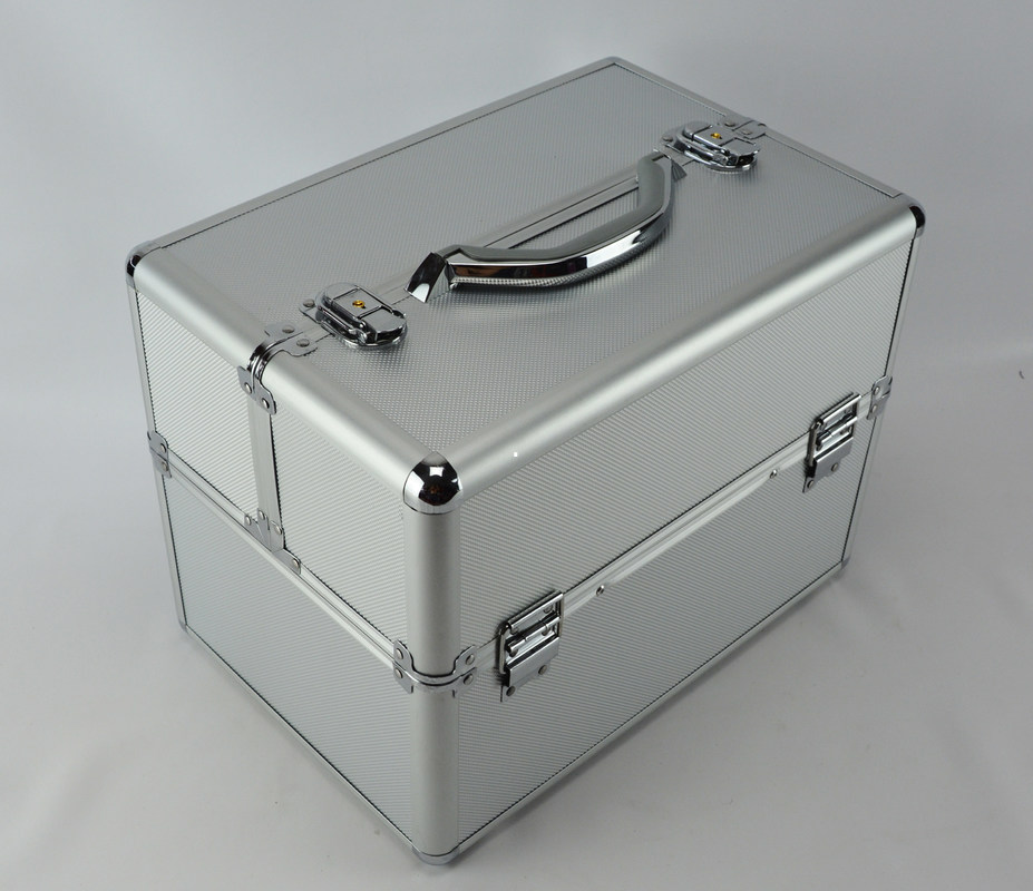 Multiabs van de Kleurendiamant de Treindoos van de Aluminiummake-up, het Kosmetische Beautycase van Protable