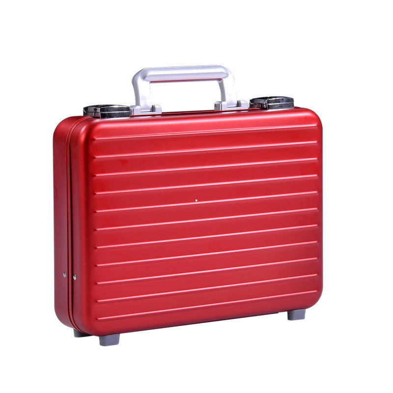 Lidstaten-m-04 aangepast het Aluminium van de het Geval Gloednieuw Goede Kwaliteit van Attache van de Aluminiumlegering het Dragen Geval