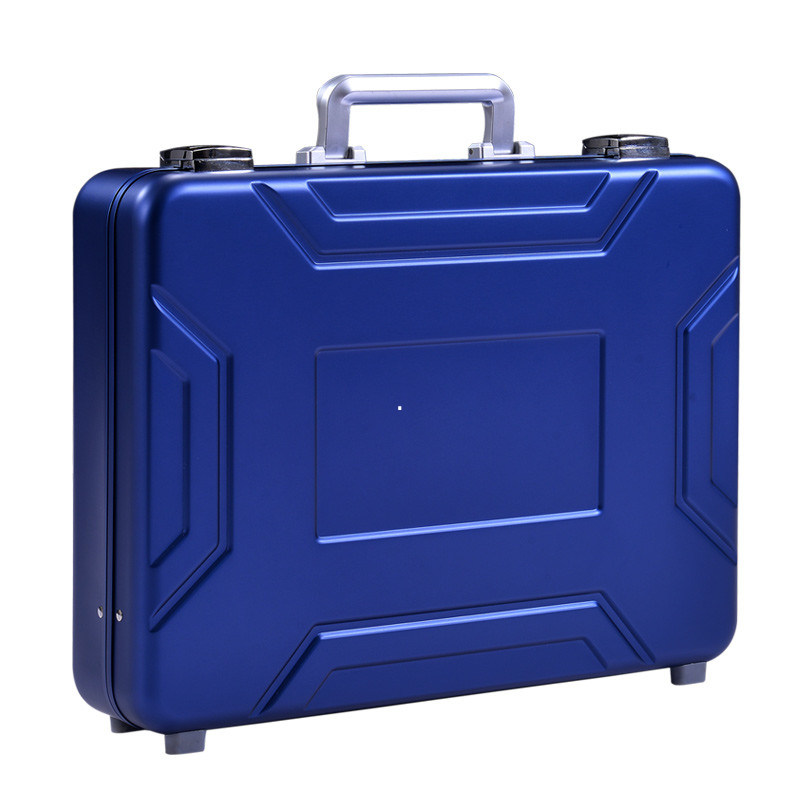 Lidstaten-m-05 de Geanodiseerde Blauwe Aktentas van de Aluminiumkoffer voor Verkoopaluminium ModelCase
