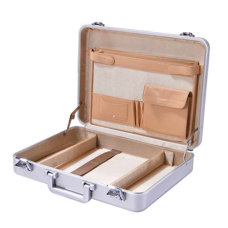 Lidstaten-m-05 de Geanodiseerde Blauwe Aktentas van de Aluminiumkoffer voor Verkoopaluminium ModelCase