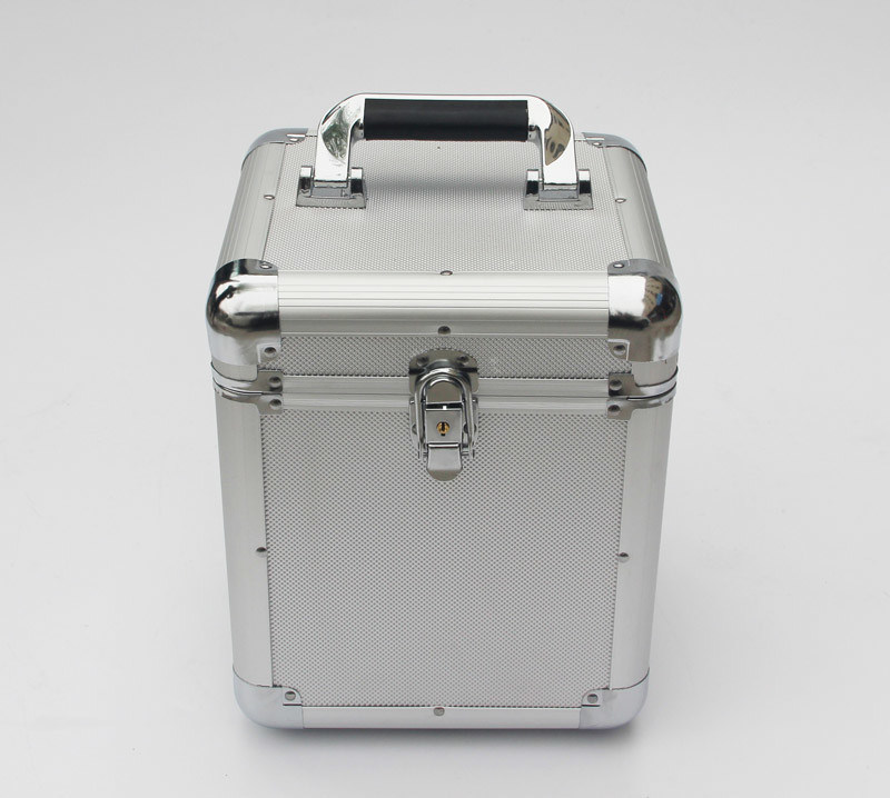 7“ L.P. 50 van het de Opslaggeval van Aluminium Vinylcarry cases vinyl records aluminum het Verslagvakje