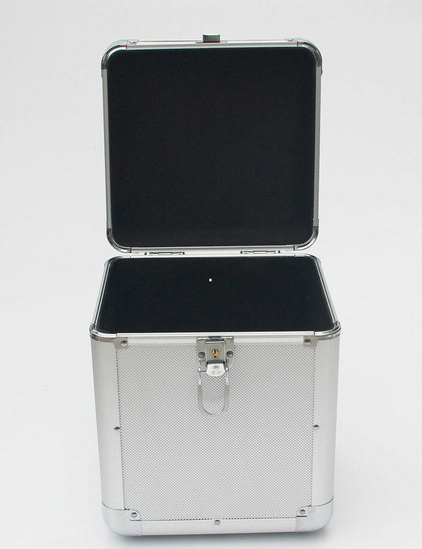 7“ L.P. 50 van het de Opslaggeval van Aluminium Vinylcarry cases vinyl records aluminum het Verslagvakje