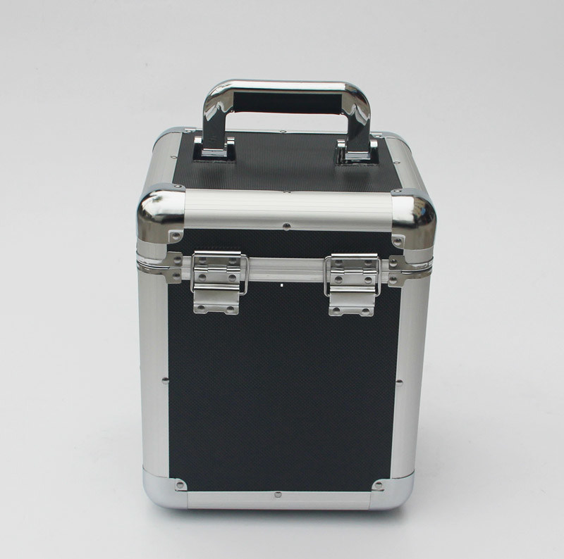 LPS-Zwarte 7“ L.P. 50 de Opslaggeval van Aluminium Vinylcarry cases vinyl records aluminum