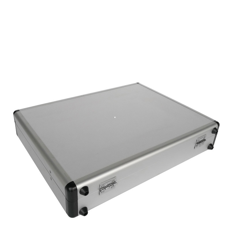 Het Geval Kleine Grootte 360X220X80mm van het aluminiumdocument in Zilveren Aluminium Bedrijfsgeval voor Mensen