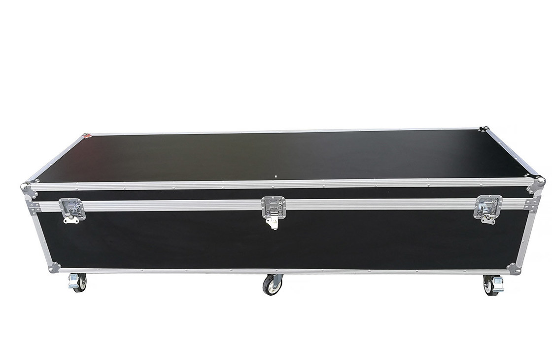 Groot het Geval Zwart Instrument Carry Case With Six Wheels van de Aluminiumvlucht voor Materiaal