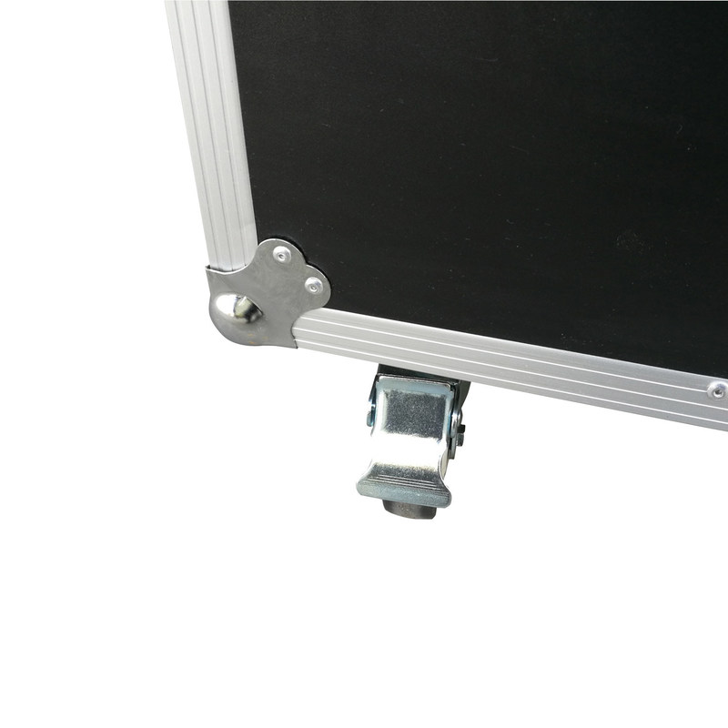 Groot het Geval Zwart Instrument Carry Case With Six Wheels van de Aluminiumvlucht voor Materiaal