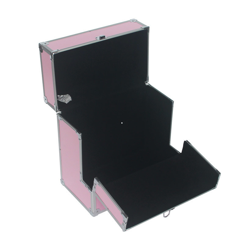 Roze van het het Gevalverslag van de Aluminiumopslag L.P. 50 Geval Leeg Binnenland voor DVD/CD-Toebehoren