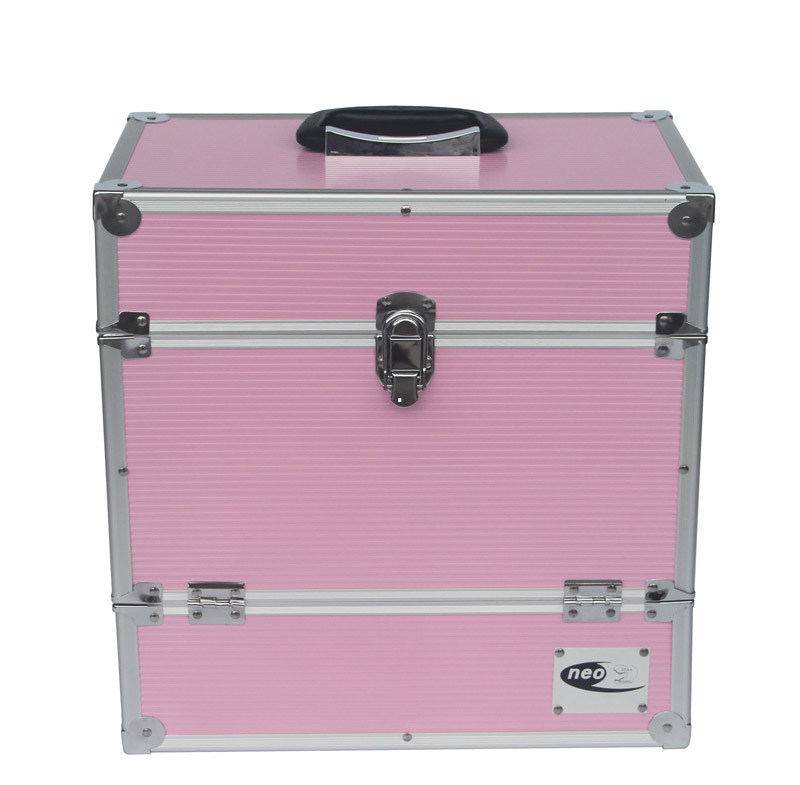 Roze van het het Gevalverslag van de Aluminiumopslag L.P. 50 Geval Leeg Binnenland voor DVD/CD-Toebehoren