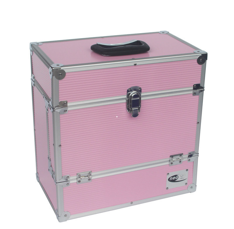 Roze van het het Gevalverslag van de Aluminiumopslag L.P. 50 Geval Leeg Binnenland voor DVD/CD-Toebehoren