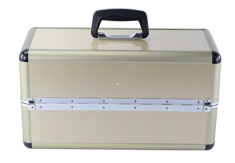 De radiogevallen van Controlemechanismetransmitter aluminum carrying in Rose Golden Color Helicopter Drone-Controlemechanisme Case