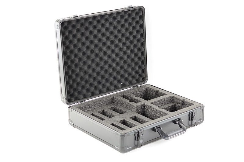 De de Opslagdoos van het aluminiumhulpmiddel met Matrijs sneed het Aluminium van het het Hulpmiddelgeval van de Schuimlay-out met Embleem