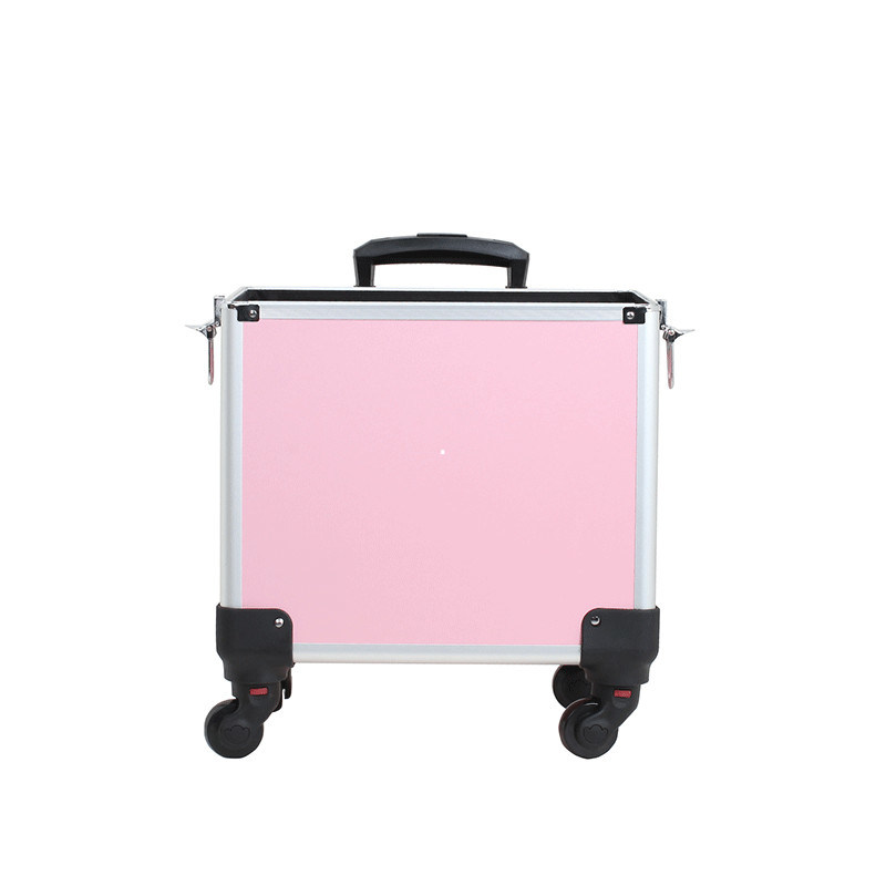 De Rolling van het het Gevalkappen van de Make-uptrein van de het Karretjestilist van de de Schoonheidssalon van de de Bagagereis Kosmetische Organisator Makeup Case