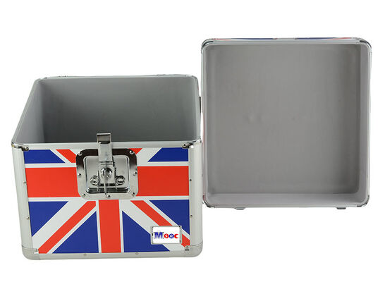 Douanel. p. 100 12“ van het het Gevalaluminium van de Aluminiumdvd/cd Opslag Media Vinylopslaggeval