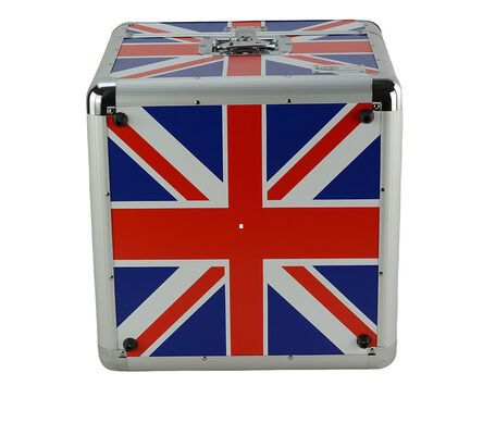 Douanel. p. 100 12“ van het het Gevalaluminium van de Aluminiumdvd/cd Opslag Media Vinylopslaggeval