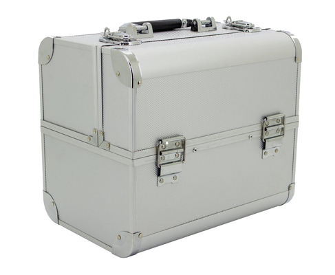 Grote Aluminium Cosmetische Dozen Professionele Makup Draagdoos Voor Kunstenaars