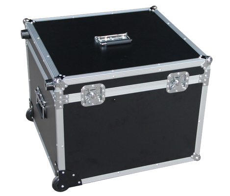 Aangepaste aluminium vluchtkoffer met twee wielen en trolley systeem