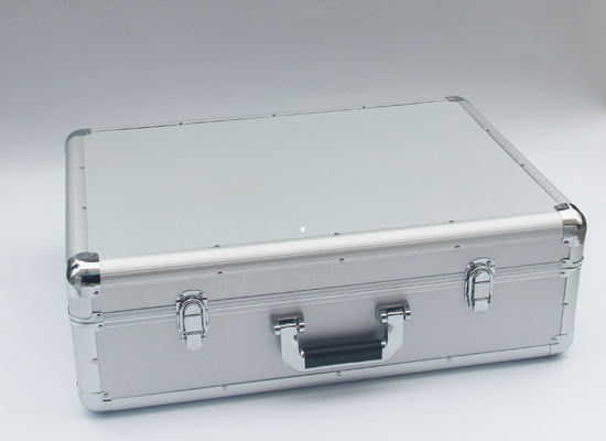 ABS Diamond Silver Aluminum Flight Case, de Professionele Gevallen van het Aluminiummateriaal